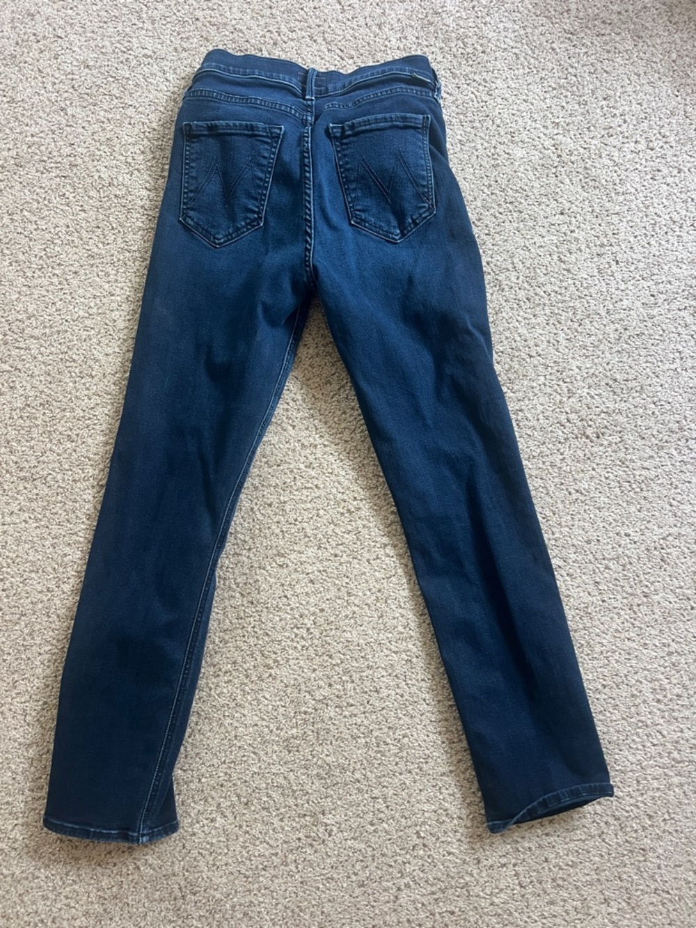 MOTHER Dark Blue Womens Jeans